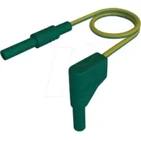Hirschmann Test & Measurement MAL SWG-B 100 GG - Messleitung, 2,5 mm2, 1,00 m, gelb/grün, gesichert