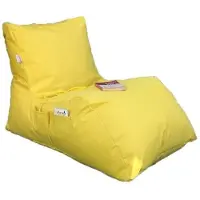 Hannah Home , Daybed - Yellow, Sitzsack, Gelb, 60 x 110 x 75 cm