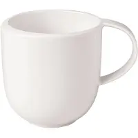 Villeroy & Boch Becher "Becher mit Henkel NewMoon 390 ml weiß", weiß, 1 tlg., Porzellan, Trinkgefäße, Becher