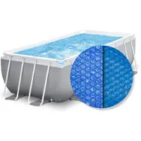 Intex , Solarnoppenfolie für Intex Swimming Pools, blau, für Ultra Frame Pool 488 x 244 cm