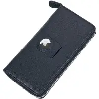 Troika LADIES SMART WALLET, Briefttasche, Schwarz, Kunstleder, Einfarbig, ARM, Tasche, Reißverschluss