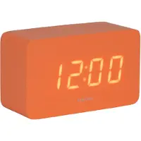 Karlsson - Wecker Spry Tube - Orange - 10x4.3x5.9cm