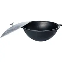 Sourcing Kamado Bono Usbekischer Kazan 12 L, Kessel, Gusseisen, Outdoor Kochen