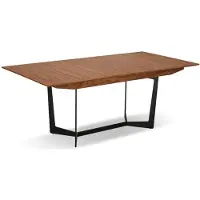 Giga Meubel Esstisch Otoya 200/250 cm Walnuss - Rechteckig, Butterfly-Auszug, für 6-10 Personen