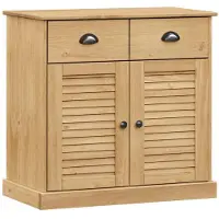vidaXL Sideboard mit Schubladen VIGO 78x40x75 cm Massivholz Kiefer