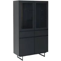 Giga Meubel Vitrine , holzfarben , Maße (cm): B: 110 H: 190