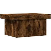 vidaXL Couchtisch Räuchereiche 80x55x40 cm Holzwerkstoff