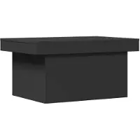 vidaXL Couchtisch Schwarz 80x55x40 cm Holzwerkstoff