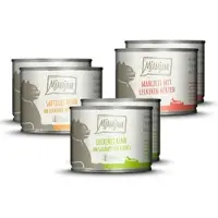 MjAMjAM Mixpaket 6 x 200g Dose Katzennassfutter Mixpaket I - Huhn, Rind & Herzen