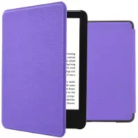 IMoshion Canvas Sleepcover Klapphülle für das Amazon Kindle (2024) / Amazon Kindle (2022) 11th gen - Violett