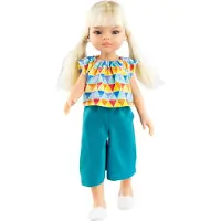 Paola Reina Modepuppe Virgi Blau 32 cm - Spielpuppe für Kinder