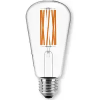 Blulaxa LED-Filament-Lampe, ST64, E27, EEK: A, 3,8W, 806lm, 3000K