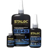 Staloc Schrauben-Sicherung 2S77 | hochfest | bis M36 | rot | 50 ml