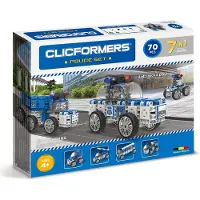 Merkloos Clicformers Politie Set, 7-in-1, 70dlg