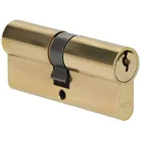 EDM Product Zylinder 85185 R13 Gold Messing Schliessbart Kurz Europäisch