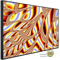 Papermoon Infrarotheizung »EcoHeat - Psychedelischer Regenbogenwirbel«, Matt-Effekt - bunt