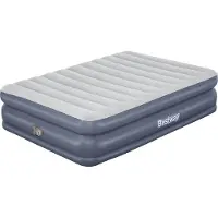 Bestway TriTech QuadComfort Luftbett mit integrierter Elektropumpe Double XL/Mi 203 x 152 x 51 cm