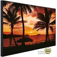 Papermoon Infrarotheizung »EcoHeat - Palm Beach in der Abenddämmerung«, Matt-Effekt - bunt