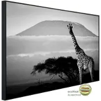 Papermoon Infrarotheizung »EcoHeat - Giraffe mit Landschaft«, Matt-Effekt - bunt