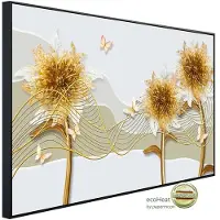 Papermoon Infrarotheizung »EcoHeat - Muster mit Blumen + Schmetterl.«, Matt-Effekt - bunt