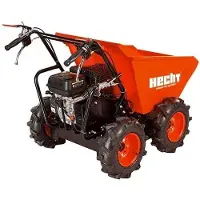 HECHT 2636 Motorschubkarre | Mini Dumper | 300 kg | Kippfunktion | Allrad | 4 Gänge | 6,5 PS