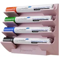 Legamaster Markerhalter für 4 Marker waagerecht magnethaftend pastellrosa