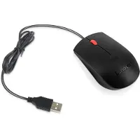 Lenovo 4Y51M03357, Beidhändig, Optisch, USB Typ-A, 1600 DPI, Schwarz