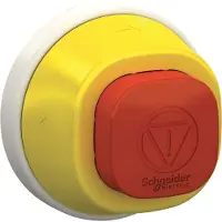 Schneider Electric Harmony XB5 Emergency Stop Button Head Estop Backlight 24V ZB5AS84W3B