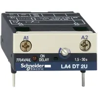 Schneider Electric LA4DT4U Elektronisches Timermodul, einschaltverzögert 25-500 s, 24-250 V DC/AC