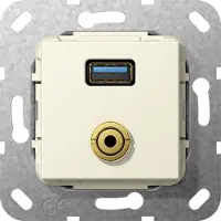Gira USB 3.0 A M-Klinke Kpl. K-Peitsche 568601