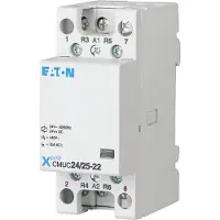 Eaton Power Quality Eaton 137402 Installationsschütz, 24VAC/DC, 2S+2Ö, 25A CMUC24/25-22
