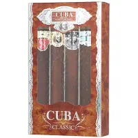 Cuba - Classic Geschenkset Gold EDT 35 ml, Orange EDT 35 ml, Rot EDT 35 ml, Blau EDT 35 ml 140ml