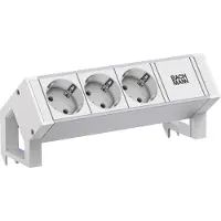 Bachmann 937.406 DESK2 ALU WHITE 3xCEE7/3 0,2m RAL9010 937406