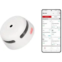 X-Sense XS01-WX Intelligenter Rauchmelder mit Wifi - 10-Jahres-Batterie - Kompakt - Europäischen Norm - Feueralarm - Rauchdetektor