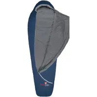 Grüezi Bag - Schlafsack - Biopod Wolle Zero aus Wolle - Größe Regular - Blau