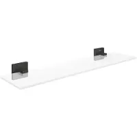 GROHE Start Cube QuickFix Glasablage, kleben oder bohren, mattschwarz