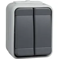 ELSO Doppeltaster lg/dg 10A AquaTop 442509