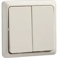ELSO 506190 Doppeltaster 42V/1A Unterputz RENOVIERUNG perlweiß