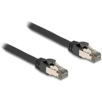 DeLOCK RJ45 Netzwerkkabel Cat.6A U/FTP ultra flexibel mit innerem Metallmantel 10 m schwarz, 10 m, Cat6a, U/FTP (STP), RJ-45, RJ-45, Schwarz