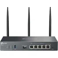 TP-LINK Omada ER706W, Dual-Band (2,4 GHz/5 GHz), Ethernet/LAN, Schwarz, Desktop-/Pol-Router
