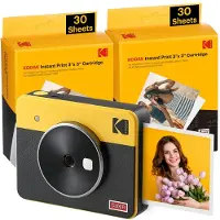 Kodak Mini Shot 3 Retro, 76,2 x 76,2 mm, CMOS, Gelb, Filter, Rahmen, 4Pass Technology, Auto