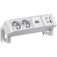Bachmann Desk2 Alu White 2Xute 1Xusb A/C 22W 0,2M Gst18