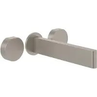 Villeroy & Boch Villeroy und Boch Dawn Fertigmontageset TVZ10600600064 Unterputz-Dreiloch-Waschtischarmatur, ohne Ablaufgarnitur, Wandmontage, brushed nickel black