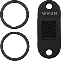 WESN QR, SN03-1, Blacked Out Titanium, Schlüsselanhänger