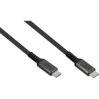 GOOD CONNECTIONS USB 2.0 Lade/-Datenkabel , USB-C an USB-C, Leistung 240 W, bis 480 Mbit/s, Länge 3 m, schwarz
