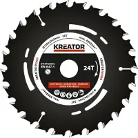 Kreator Kreissägeblatt 160 x 20 x 2 mm für Holz inkl. Reduzierringe - Durchmesser: 160mm