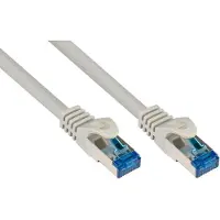 GOOD CONNECTIONS RNS Patchkabel SmartFLEX, Cat.6A, S/FTP, PiMF, halogenfrei (LSZH), 500MHz, CU, grau, 7,5m, (8060-SF0