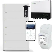 Growatt SPH3000TL BL-UP 3kW Hybrid Wechselrichter mit 15.3kWh Solarspeicher-Set