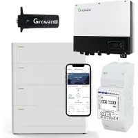 Growatt SPH3600 3,6kW Hybrid Wechselrichter mit 10.2kWh Solarspeicher-Set