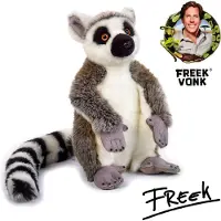 Freek Vonk x Bresser Kuscheltier Katta Baki 30?cm mit langem Schwanz waschbar recyceltes Material